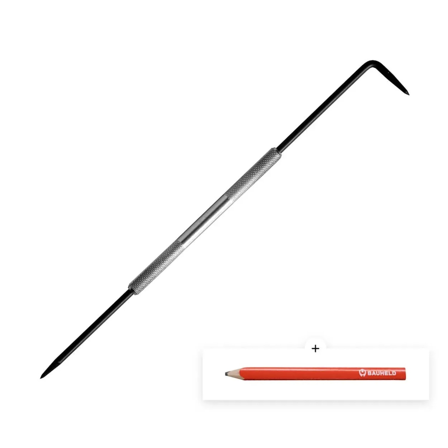 Bauheld Anreißnadel Metall 250 mm Zwei Nadeln