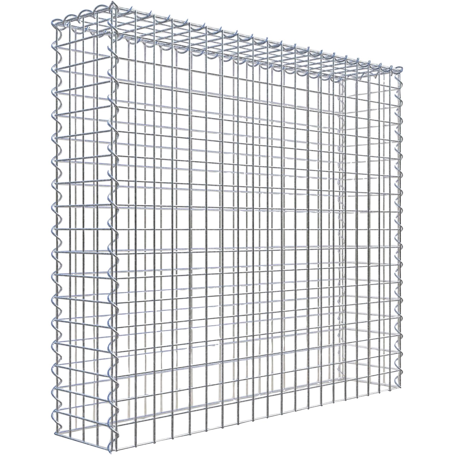 Gabiona Gabione-Anbaukorb Typ 3 90 x 100 x 20 cm Maschenw 5 x 5 cm