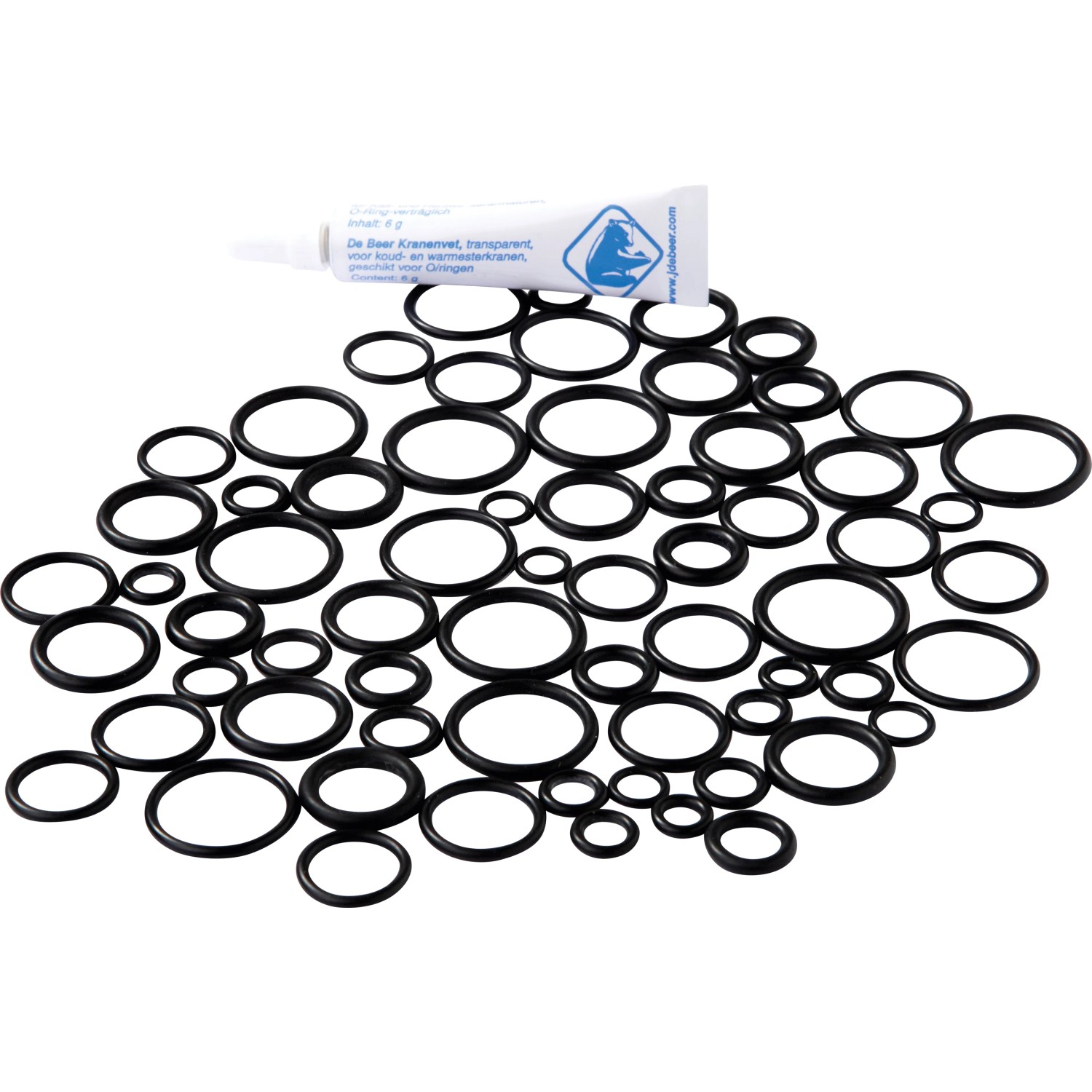 O-Ring 58 X 2,5 Mm NBR 70 – Gufero Dichtring Aus Nitril, 1 Stück, Für Dichtungen