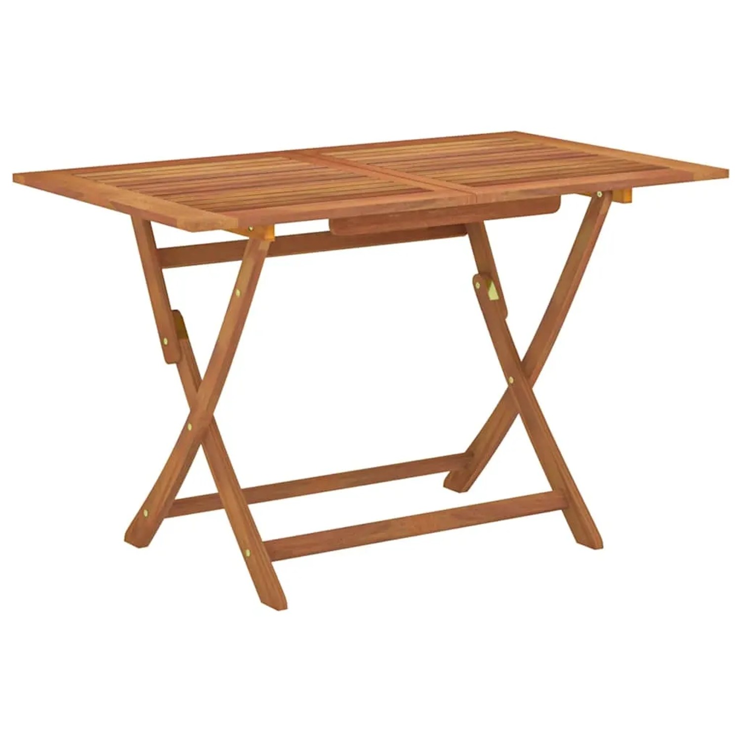 vidaXL Gartentisch Klappbar 120x70x75 cm Massivholz Eukalyptus 316621