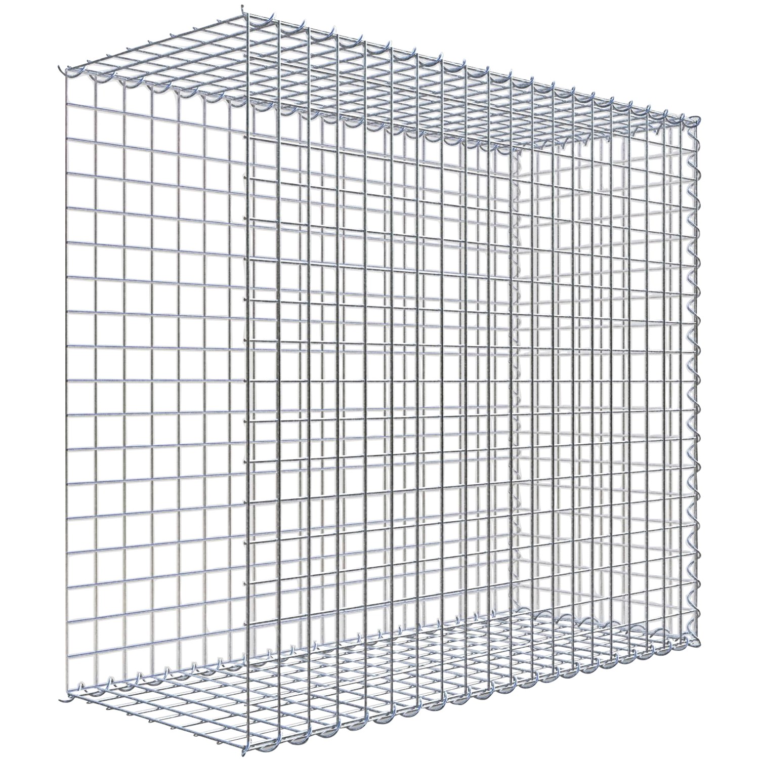 Thumbnail - Gabiona Gabione-Anbaukorb Typ 2 90 x 100 x 40 cm Maschenw 5 x 5 cm