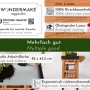WONDERMAKE Pflanztisch Kirschbaumholz, Design Gärtnertisch mit Schubladen und Haken.