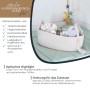 HMF 39030-38CM-30 Aufbewahrungskorb Badezimmer Korb Toilettenpapier Baumwolle 38 x 15 x 14 cm_2