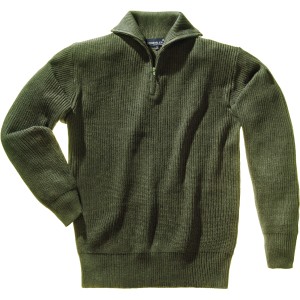 Scheibler Workwear Troyer-Pullover 8338 in Oliv, Größe S.