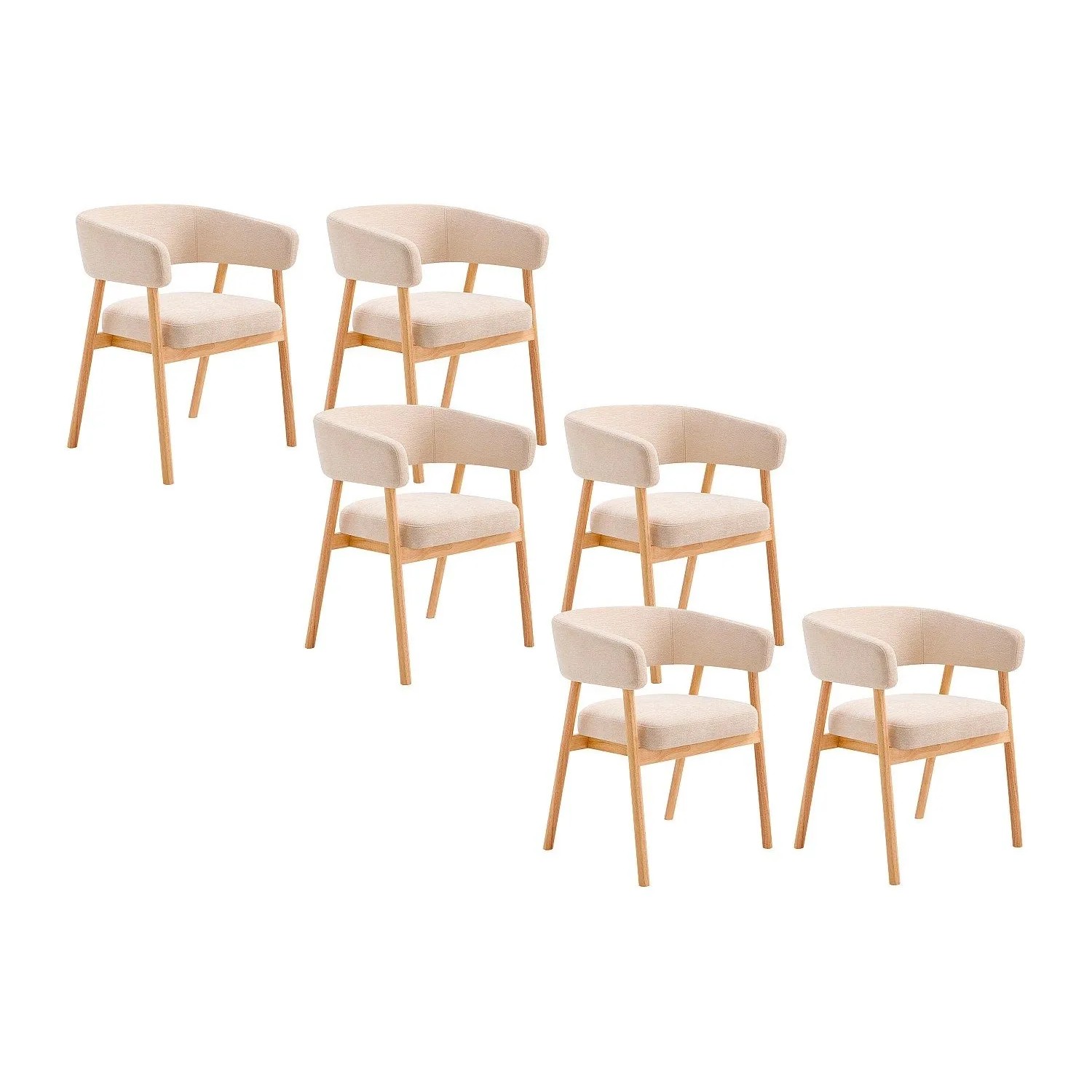 Vente-unique Stuhl Joraka Beige 58 cm