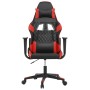 vidaXL Gaming-Stuhl mit Massagefunktion Schwarz und Rot Kunstleder 345512_3