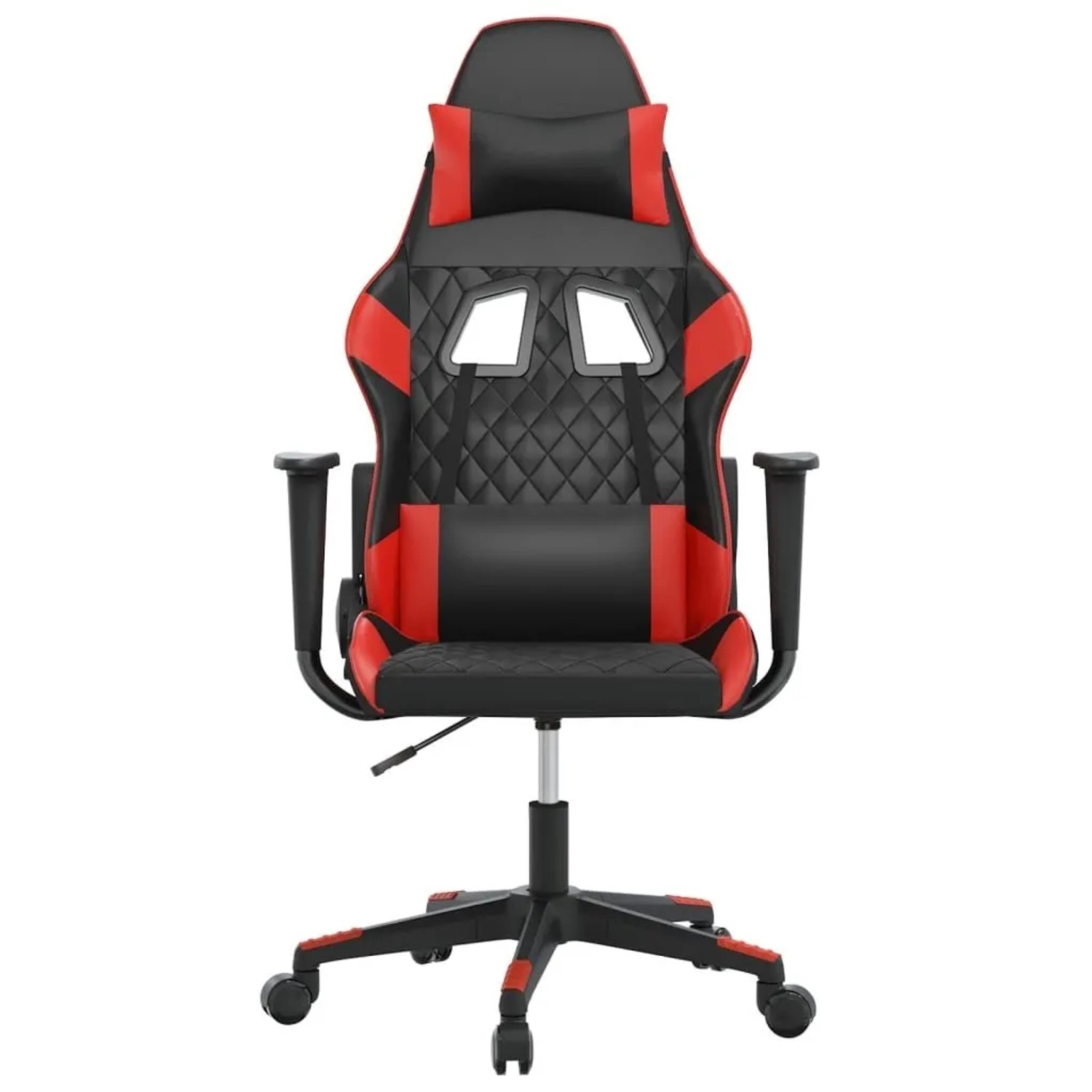 vidaXL Gaming-Stuhl mit Massagefunktion Schwarz und Rot Kunstleder 345512_3