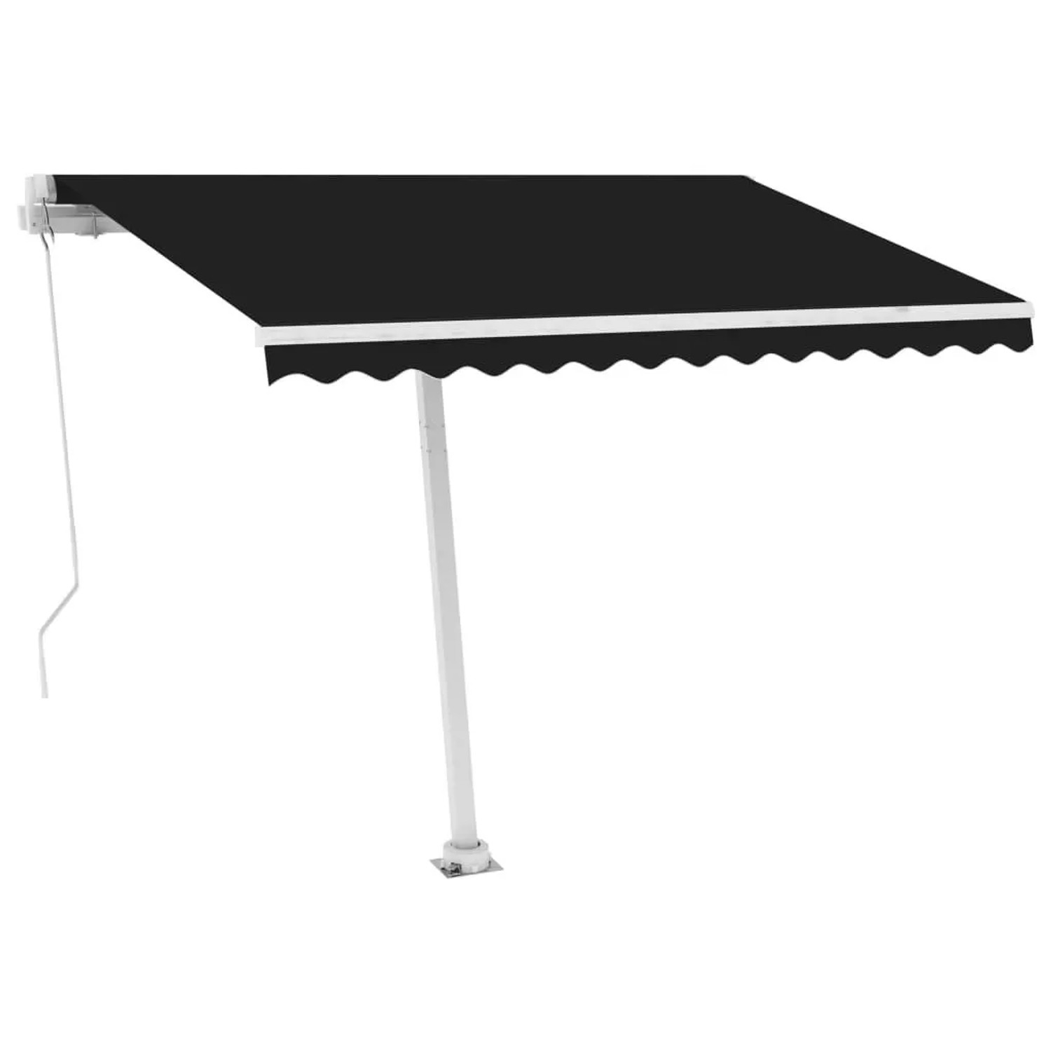 vidaXL Markise Manuell Einziehbar mit LED 300x250 cm Anthrazit 3069504 günstig online kaufen