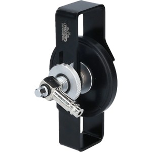 KS TOOLS Universal Flächenadapter, schwarz, verstellbar, mit Schnellkupplung.