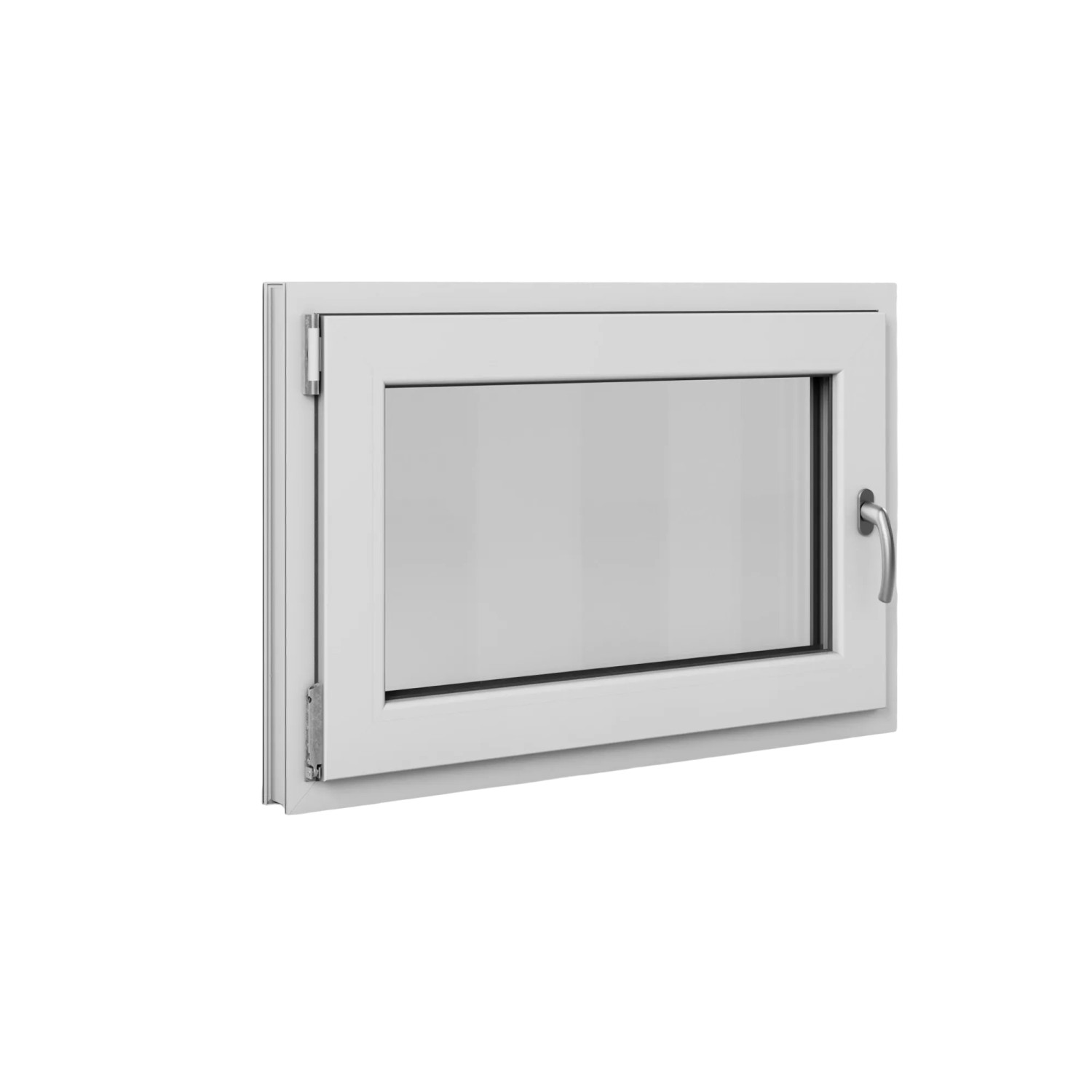 Roro Fenster Basic Kunststoff-Profil Weiß 90 cm x 60 cm DIN R günstig online kaufen