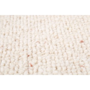 Detailaufnahme: Andiamo Stufenmatte Volterra Creme, Schurwolle, 2er Set.