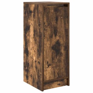 vidaXL Schuhschrank Räuchereiche 29,5x34x76 cm Holzwerkstoff 861863