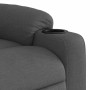 vidaXL Relaxsessel mit Aufstehhilfe Elektrisch Dunkelgrau Stoff 3206664_12