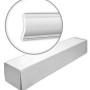 Verpackung der weißen PROFHOME Wand- und Friesleisten (12 Stk.) im Set, Detailaufnahme der Zierleiste.