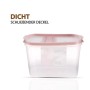 Bestlivings Frischhaltebox Schüttdose, 1,4L, 8er Pack, Altrose. Vorratsdose aus Kunststoff mit dichtem Deckel.