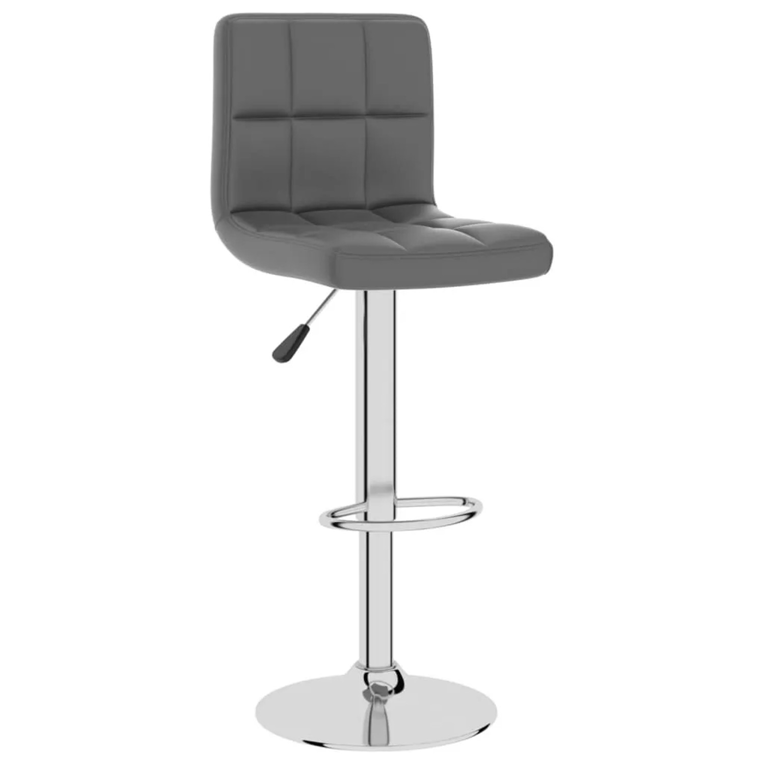 vidaXL Barhocker Grau Kunstleder 334224