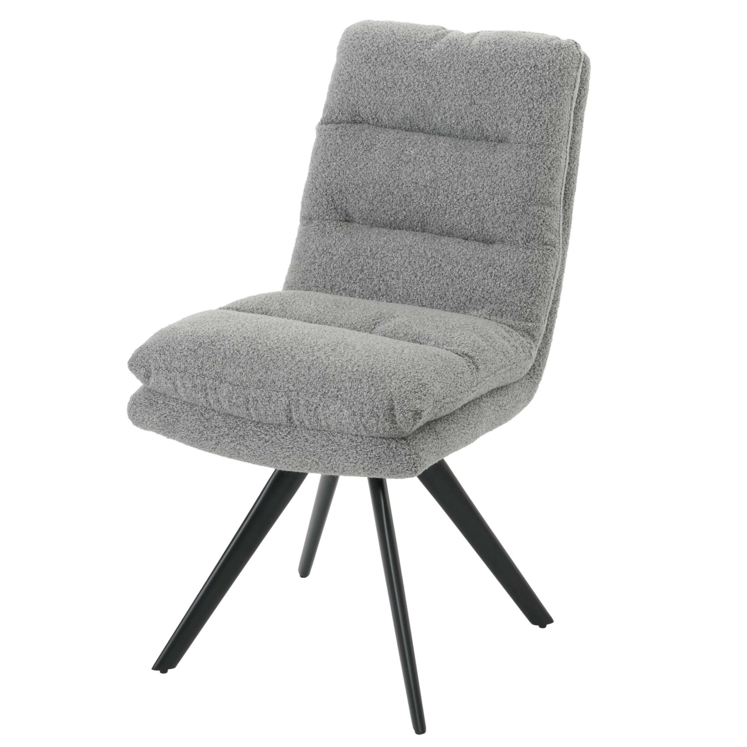 MCW Esszimmerstuhl G66 Boucle Hellgrau günstig online kaufen