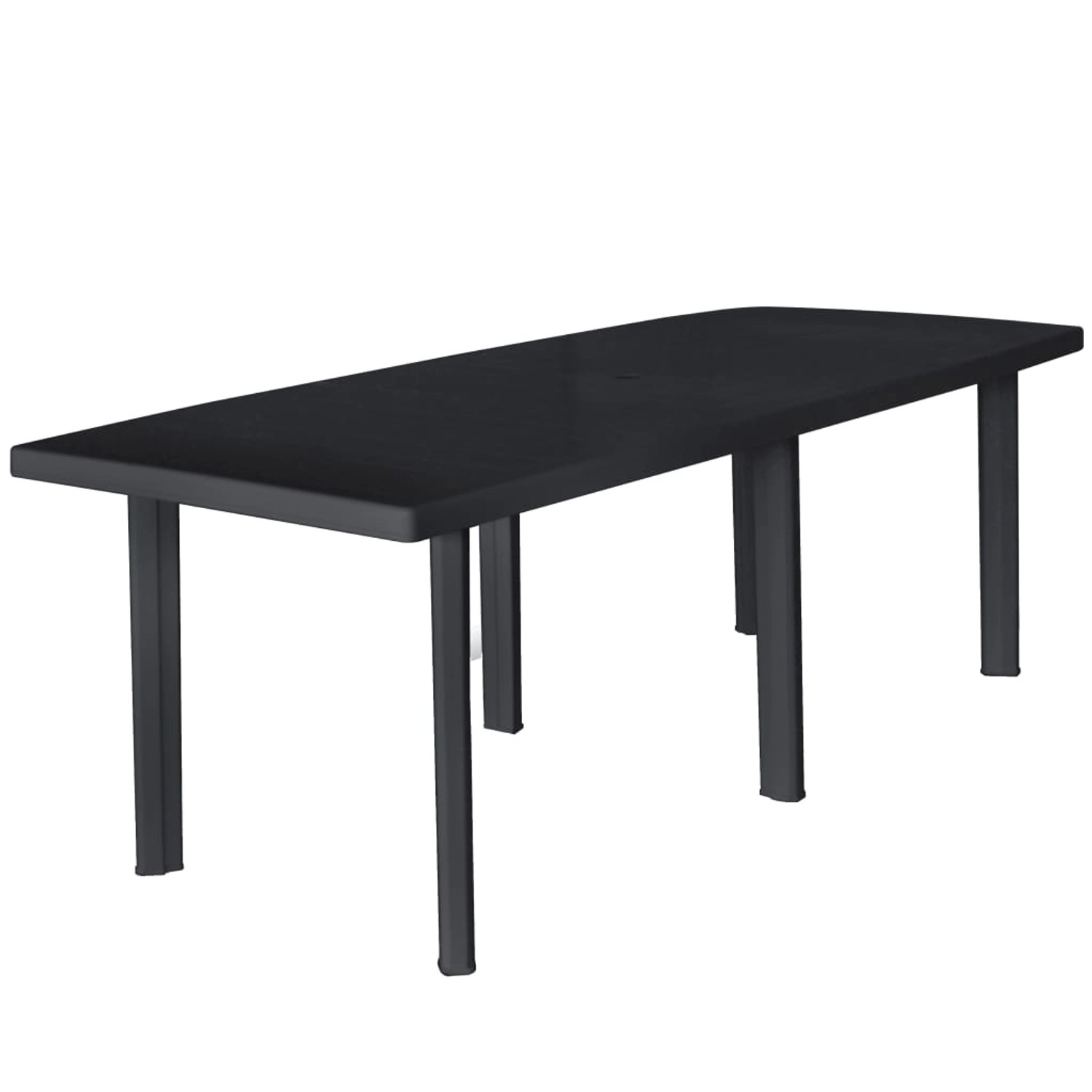 vidaXL Gartentisch Anthrazit 216x90x72 cm Kunststoff 45597 günstig online kaufen