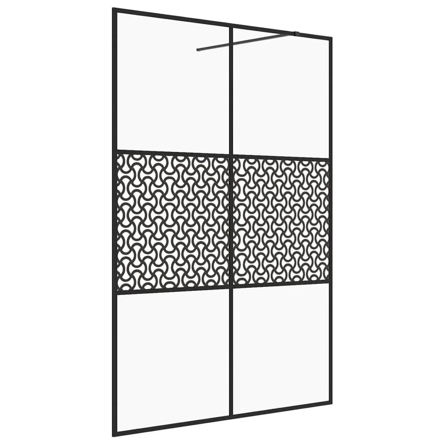 vidaXL Duschwand für Begehbare Dusche mit Klarem ESG-Glas 140x195 cm 151032