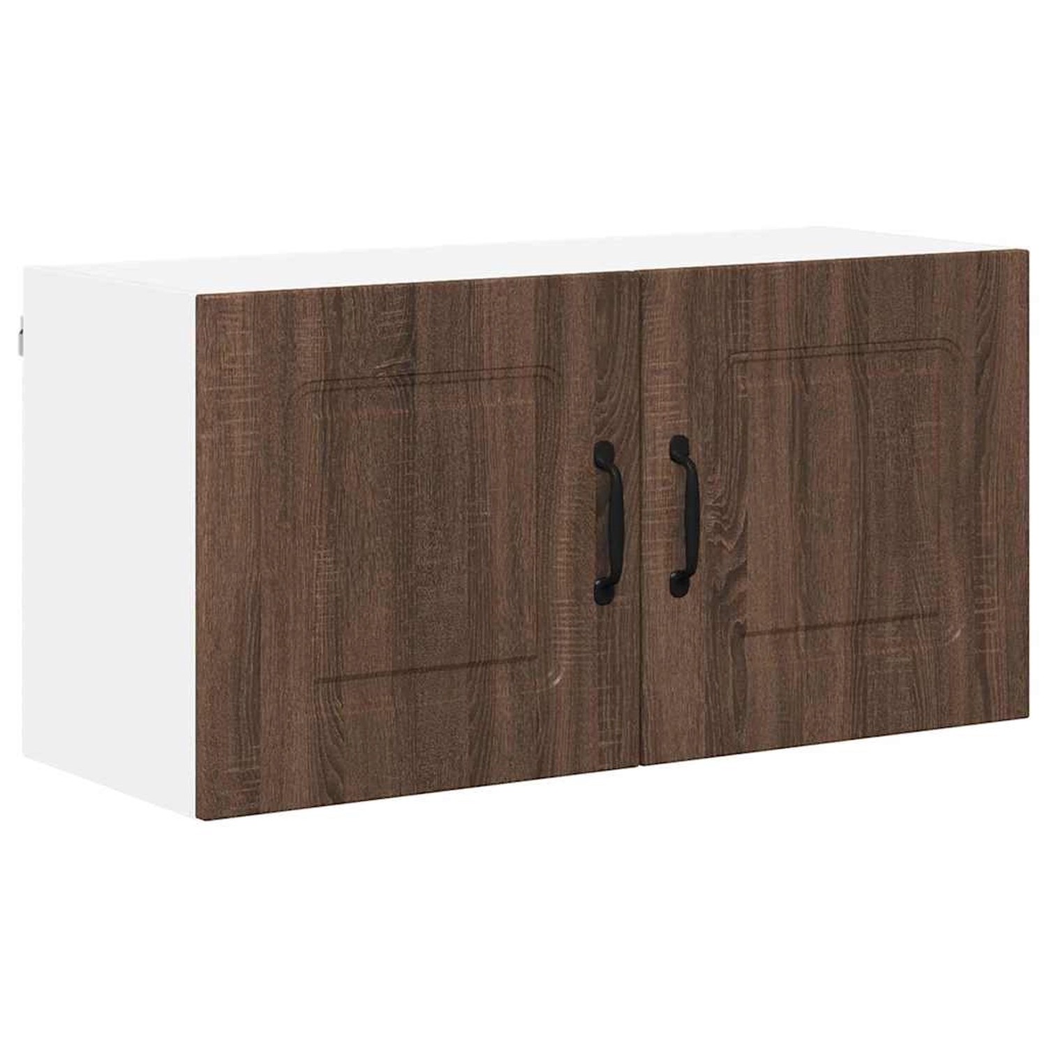 vidaXL Küchenwandschrank mit Regal Braun Eichen-Optik 80 x 31 x 40 cm 88458 günstig online kaufen