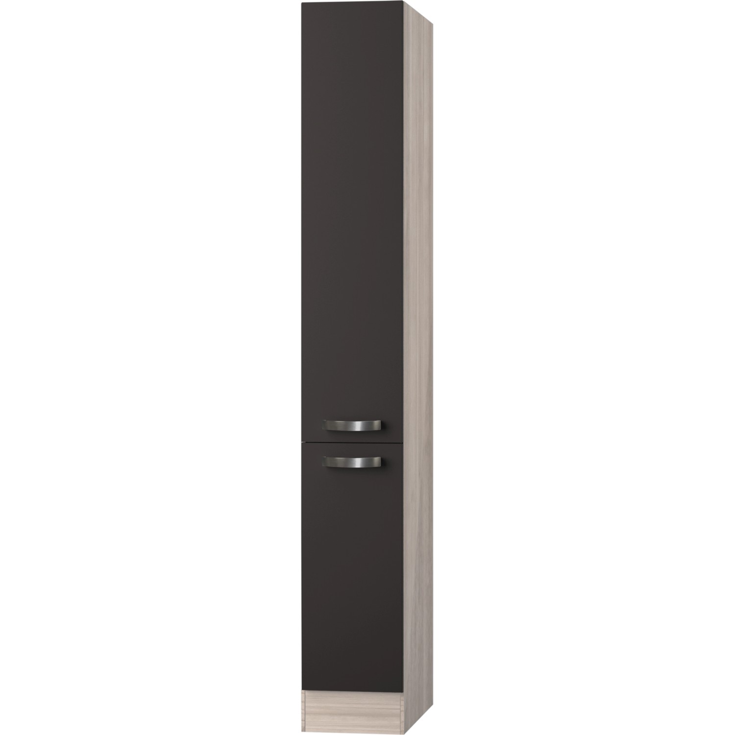 Optifit Vorratsschrank Faro220 30 cm x 206,8 cm x 57,1 cm Anthrazit-Braun