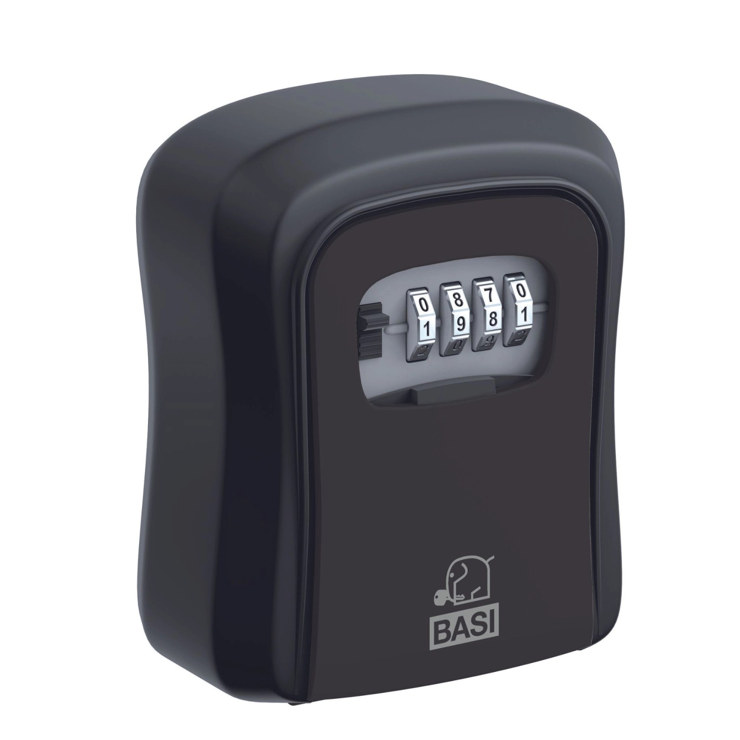 Basi - Schlüsselsafe - Schwarz - SSZ 200 - mit Zahlenschloss - Aluminium - 2101-0000-1100