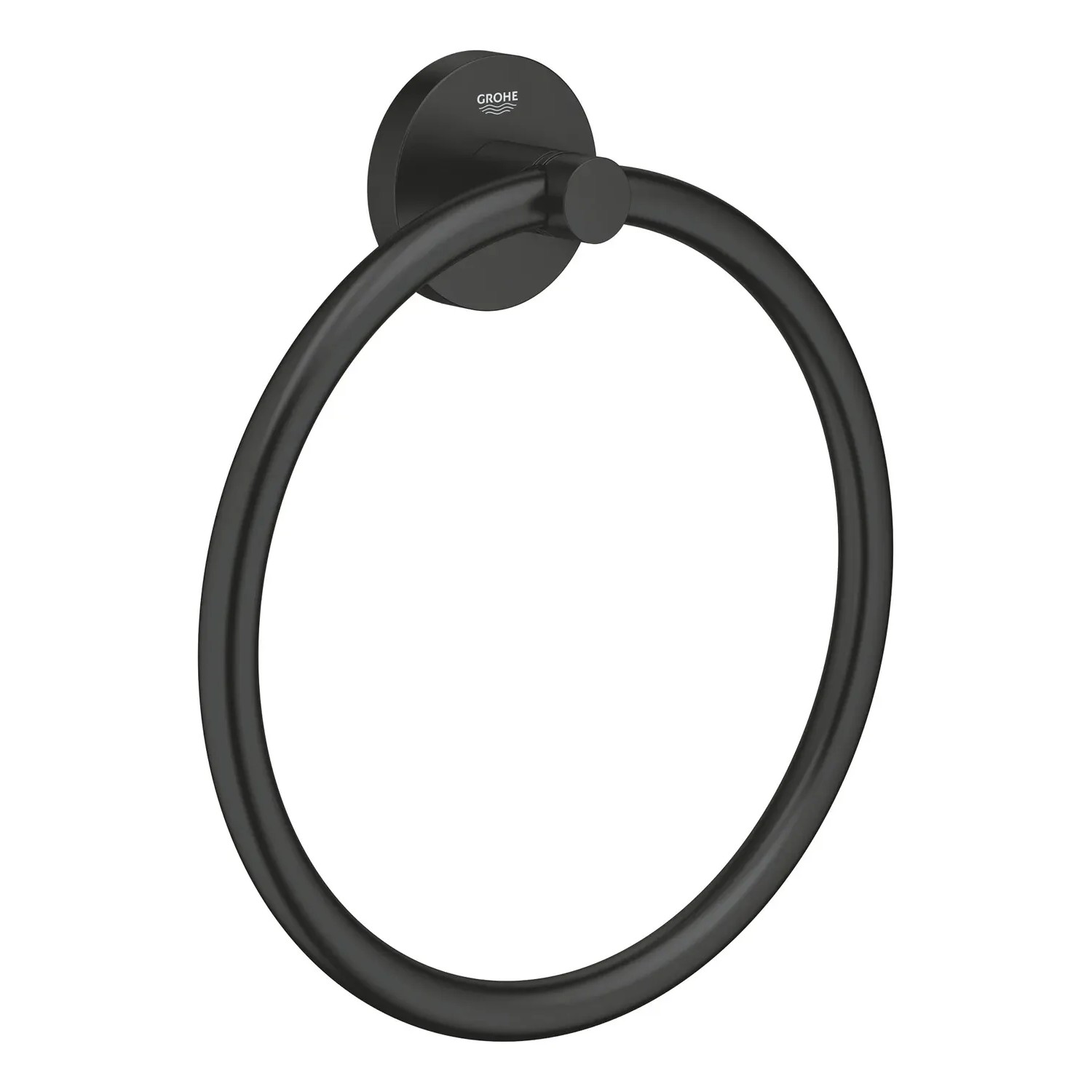 Grohe QuickFix Handtuchring Start Matt Schwarz