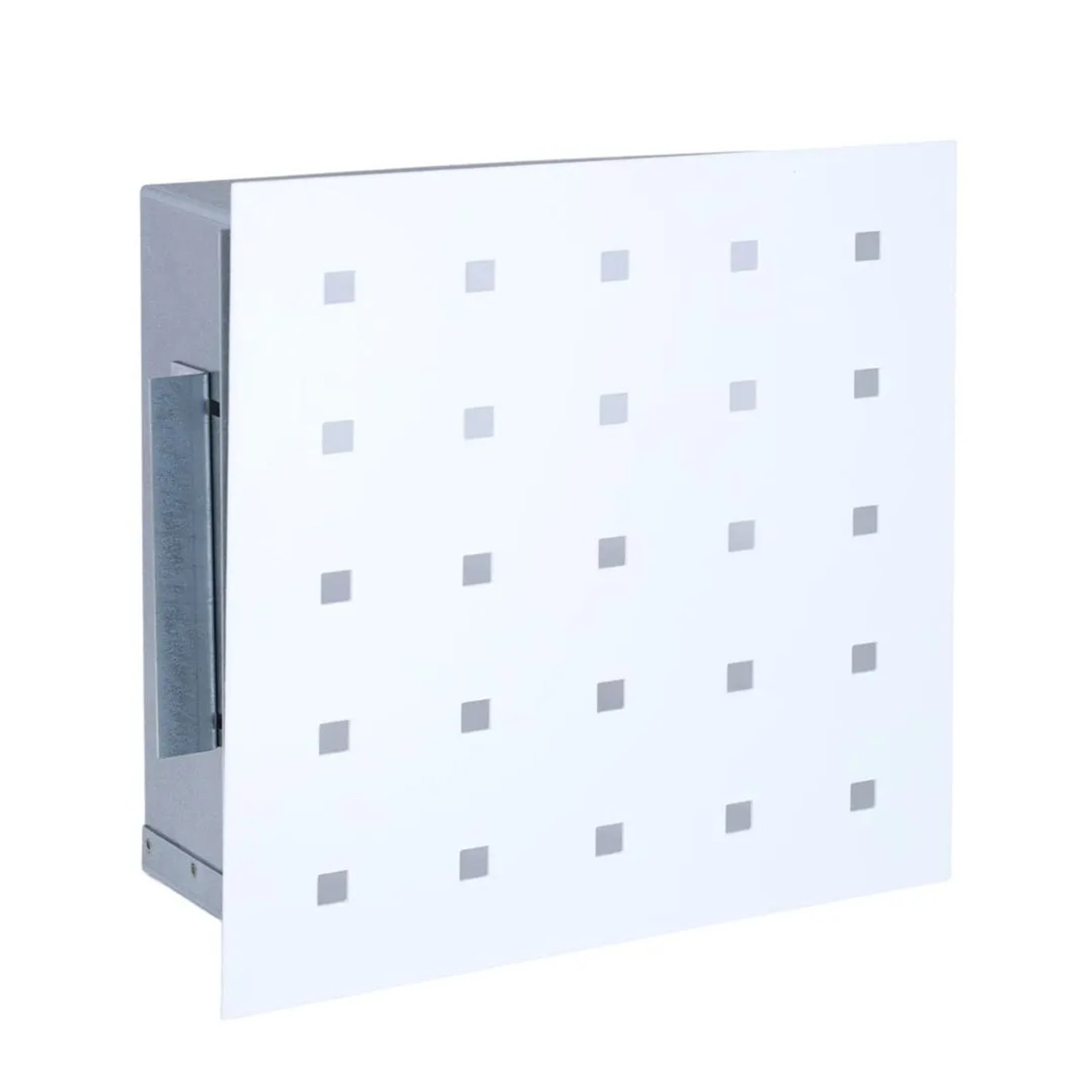 Subtiel Revisionsabdeckung Weiß Gelocht 260 x 260 mm