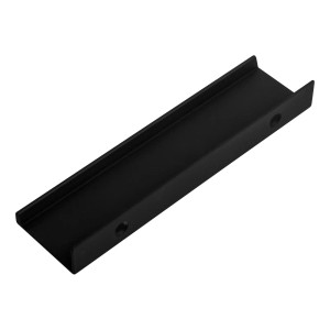 Schwarze SOTECH Griffleiste Jane, 150 mm, aus Aluminium für Möbel.