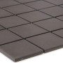 Mosaikmatte Keramik, Antislip, Schwarz, 30,6x30,6 cm. Rutschfeste Fliesen für Bad und Dusche.