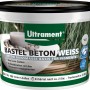 Eimer Ultrament Bastel Beton Weiß 3,5kg, staubfreie Gießmasse für Deko-Objekte.