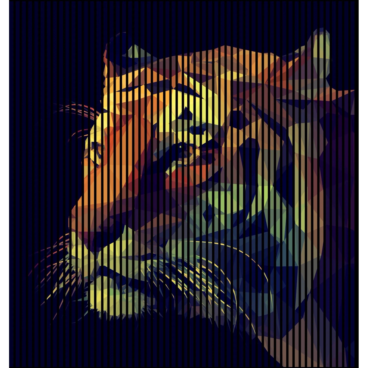 FN Acustico Akustikplatte Tiger 1 PET u. MDF Foliert 2.253 x 19 x 2.400 mm