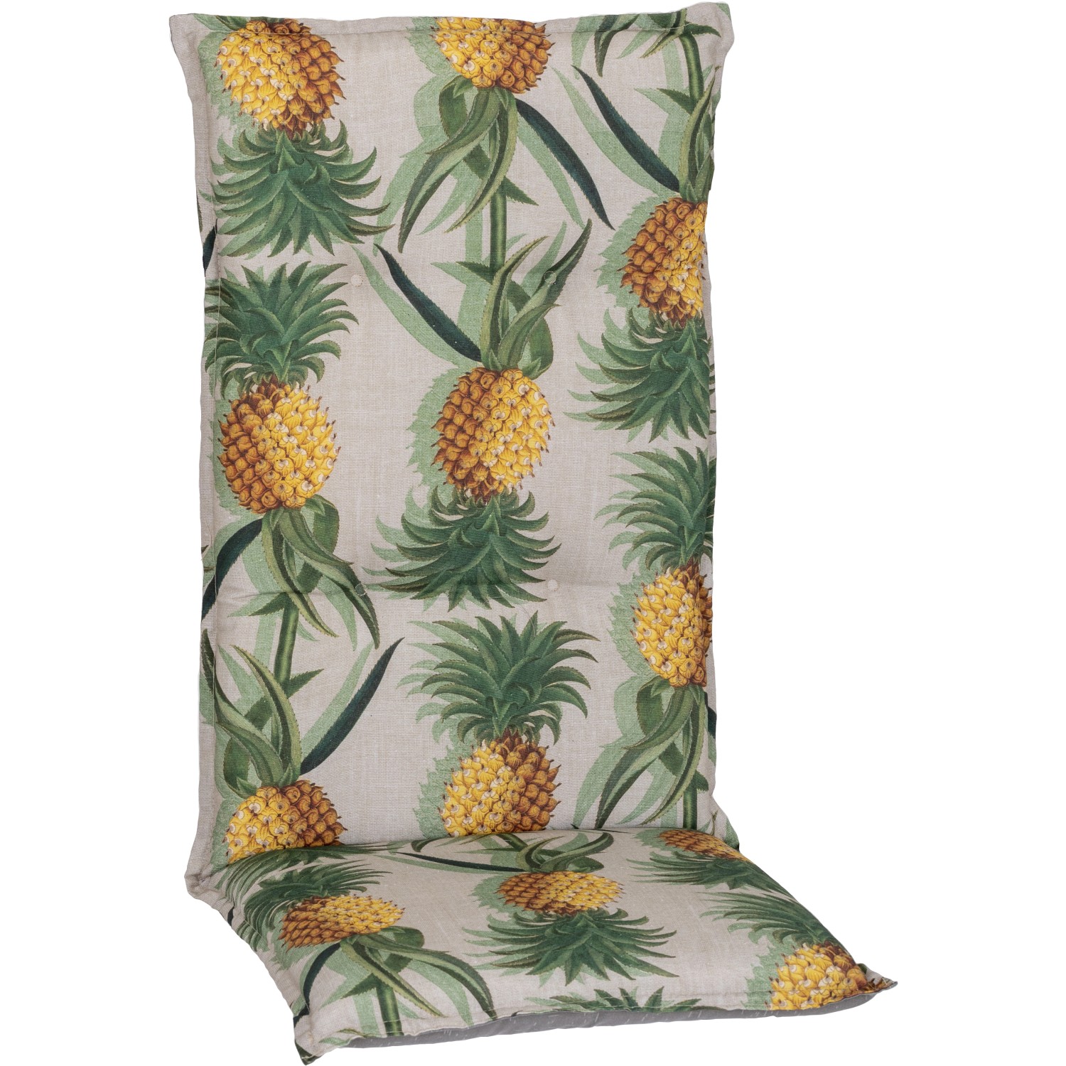 Beo Sitzauflage Hochlehner Treffelstein Ananas-Motiv günstig online kaufen