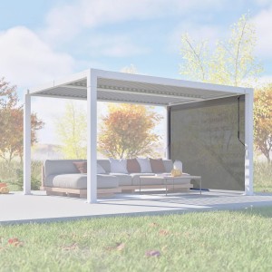 Sojag Pergola Hana Seitenteil 13 Grau 1 cm x 369 cm x 213 cm