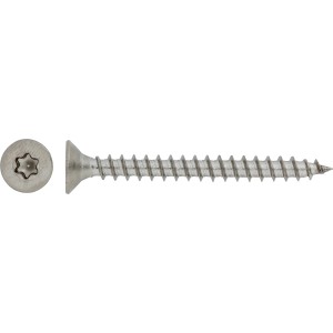 Spanplattenschraube Ø 4,0 mm x 25 mm TX20 Edelstahl A2 200 Stück