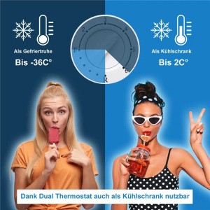 Tronitechnik Gefriertruhe Borgar Pro mit Kühlfunktion: Flexibel kühlen und gefrieren.