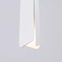 Weiße Sollux Lighting Hängeleuchte Prysm 1 aus Stahl, minimalistisches Design für Lampen & Leuchten.