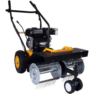 Texas Vertikutier-Aufsatz für Kehrmaschine Handy Sweep 619TG, zur Moosentfernung im Garten.