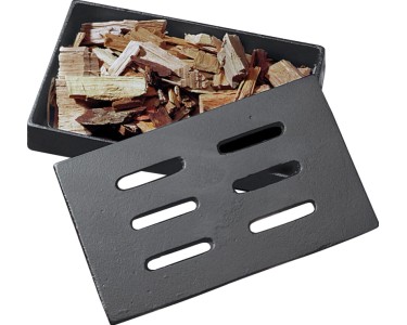Gusseisen-Räucherbräter & Knoblauchroster - Für Grill & Ofen, 18,8x15,5 Cm, Spülmaschinenfest
