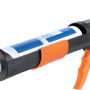 OBI Kartuschenpresse für Silikon, Acryl & Dichtstoffe. Handliches Werkzeug in Schwarz-Orange.