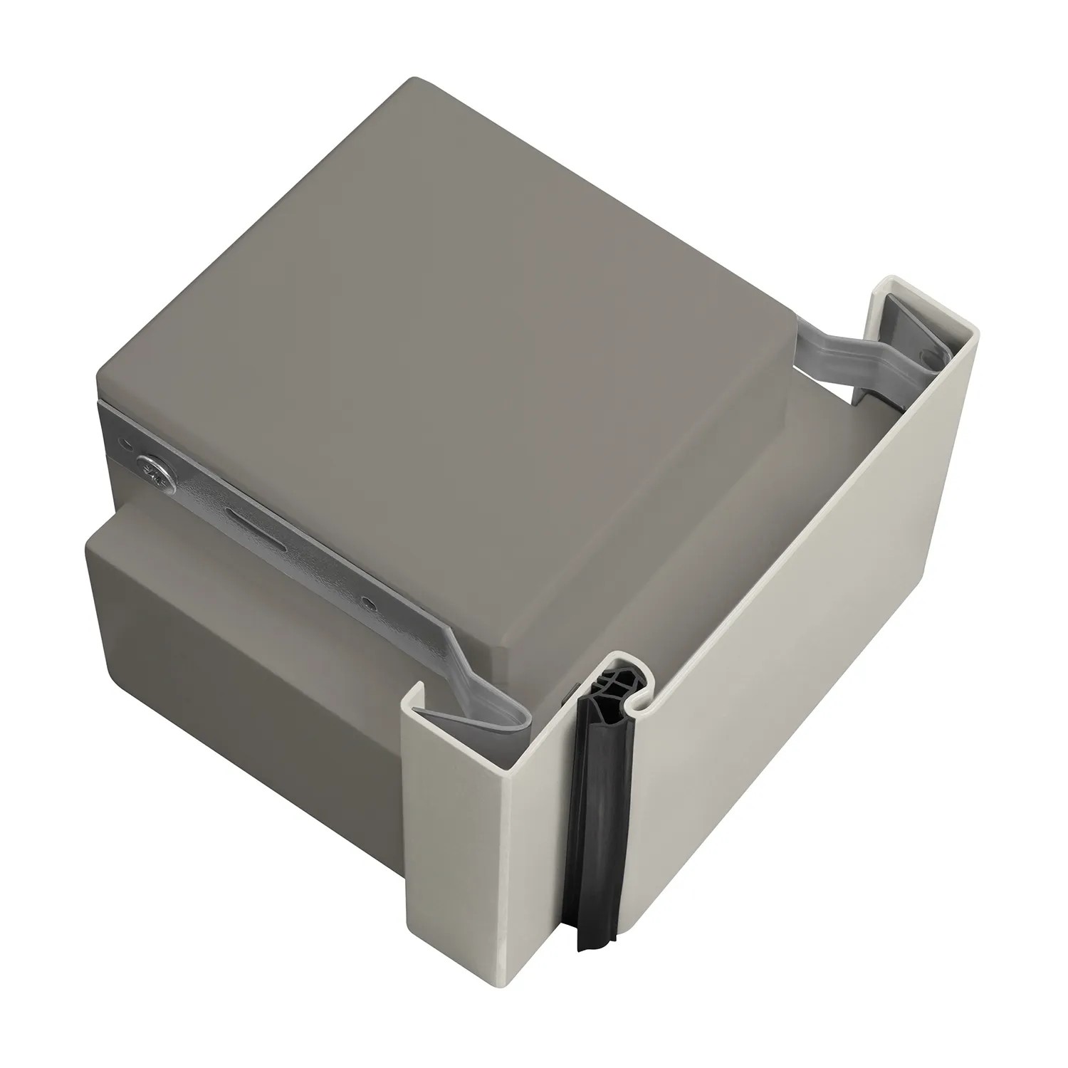 EcoStar Umfassungszarge Mauerwerk MW 205 Lichtgrau 62,5 cm x 200 cm