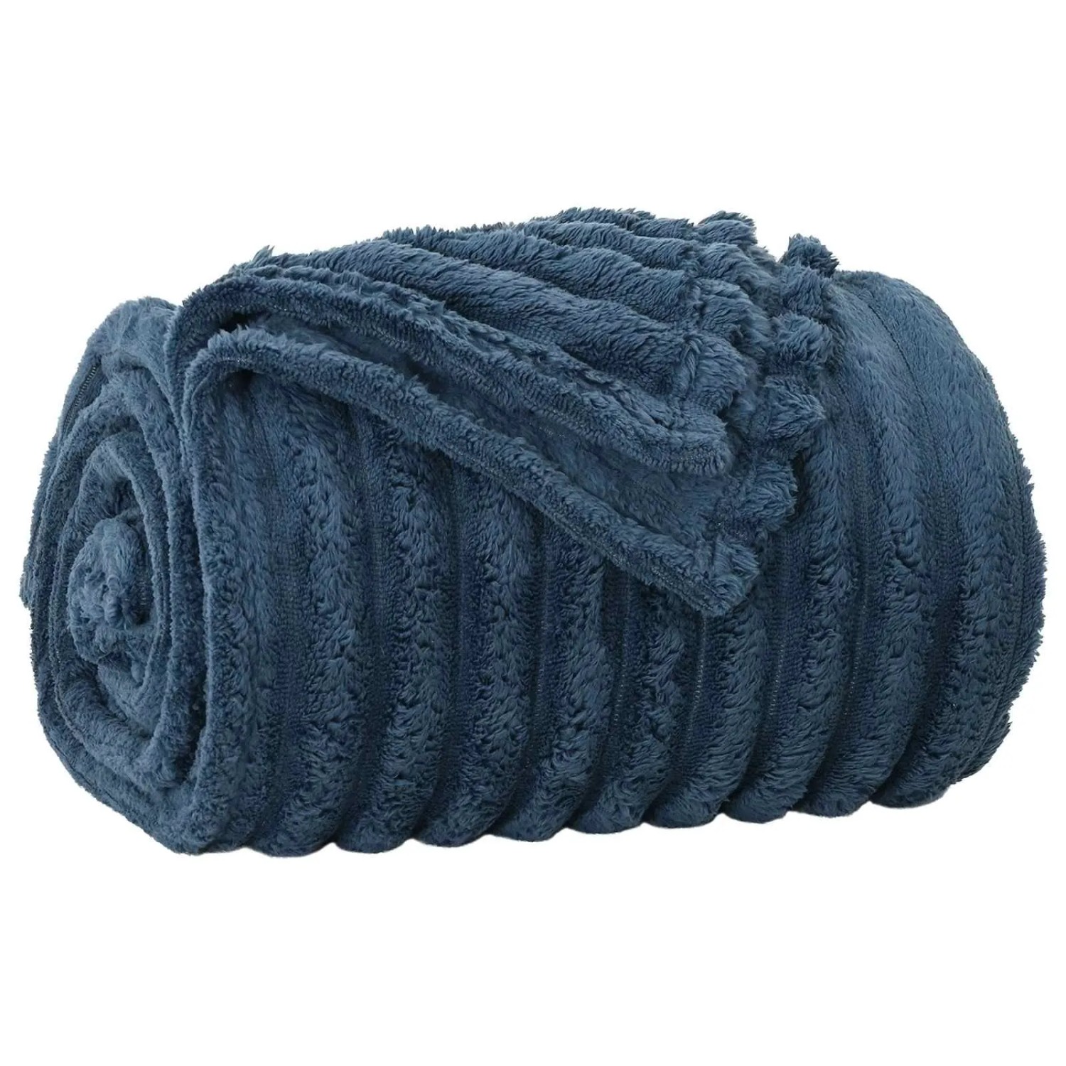 vidaXL Wohndecken 6 Stück Marineblau 200 x 150 cm Fleece 42016882