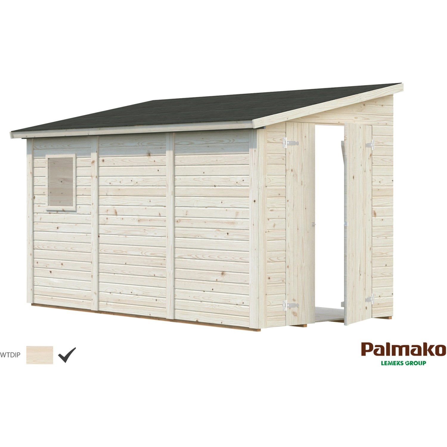 Palmako Gerätehaus "Mia", transparent günstig online kaufen