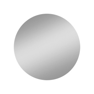 Runder Facettenspiegel Tondo, Ø 50 cm, silberfarben, für Wandmontage.