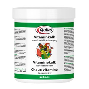 Quiko Vitaminkalk Mineralien für Ziervögel, 1 kg Dose. Ergänzungsfutter mit Vitaminen und Spurenelementen.