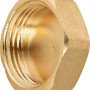 Messing Gewinde-Kappe 30,3 mm (Rp 1) für Rohre in Heizung & Wasserinstallation.