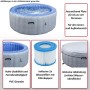 MCW Whirlpool N97 Ersatz-Pool 4 Personen Aufblasbar Rund Ø180cm Grau-Blau_2