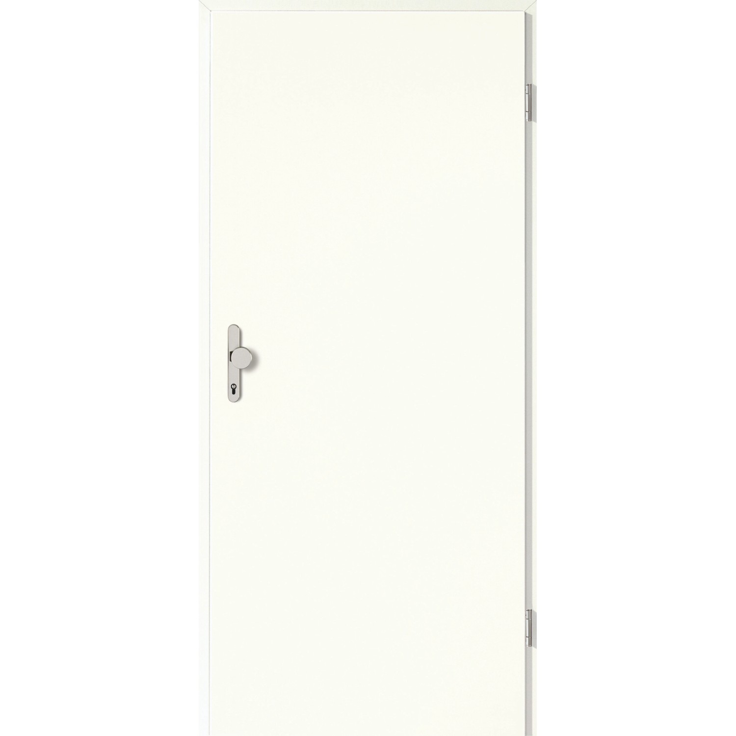 GetaDoor Wohnungstür CPL Arctic Klasse 3 Weiß 198,5 cm x 98,5 cm Anschlag Rechts