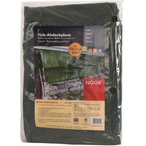 Holz-Abdeckplane 12x1,5m: Robuste Schutzplane für Holz, wasserfest & UV-stabil.