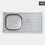 Respekta Küchenzeile KB270BGEC 270 cm Grau-Buche Nachbildung_10